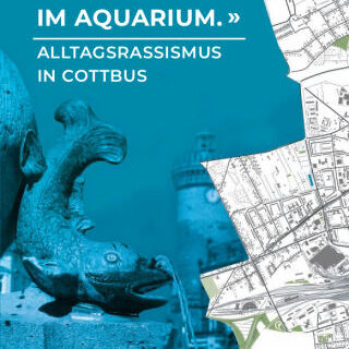 Frontcover der Broschüre Alltagsrassimus in Cottbus